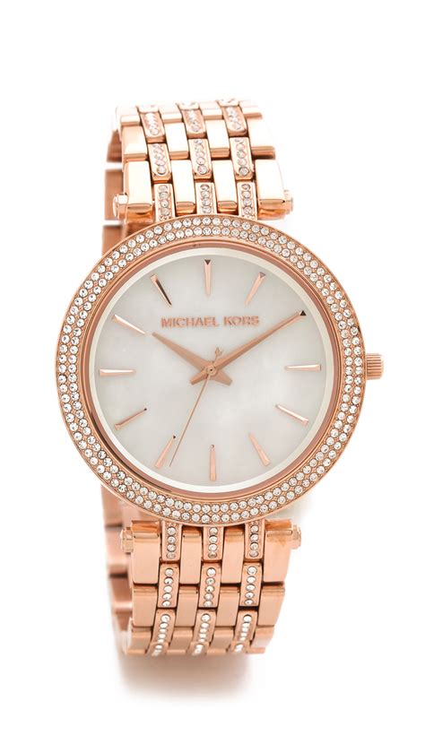 michael kors bling watch